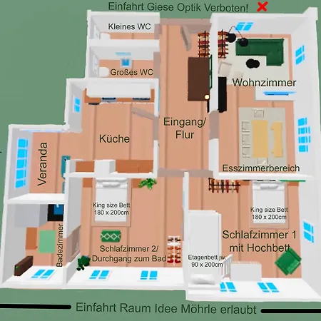 Charaktervolle 122qm Altbau-ferienwohnung Mit Stuck, Viel Platz Fuer Familien & Gruppen Bis Zu 8 Personen, Parkplatz Inklusive